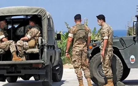الجيش اللبناني: أطلقنا نيراناً تحذيرية عند الحدود لإجبار مسلحين على العودة إلى داخل الأراضي السورية