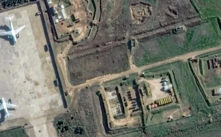 طائرة شحن روسية تغادر قاعدة حميميم في سوريا إلى ليبيا