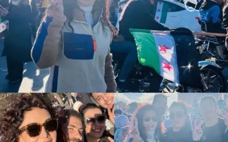 "حرية للأبد"... هكذا تفاعلت كاريس بشار مع الاحتفالات في دمشق