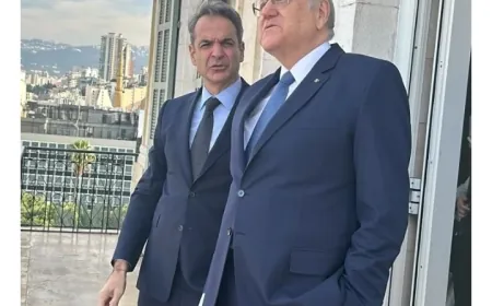 رئيس الوزراء اليوناني: مستعدون لدعم الجيش".. وميقاتي: طلبت إفادتنا بالخبرات