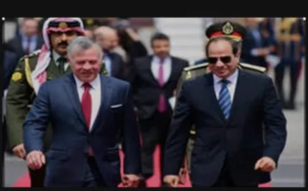 السيسي وعاهل الأردن: لبدء عملية سياسية شاملة لا تقصي أي طرف في سوريا