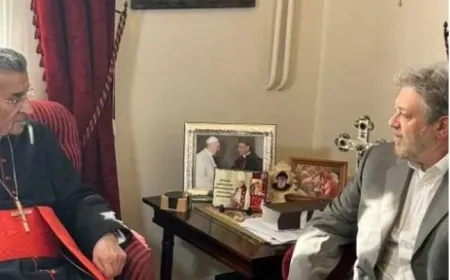 الراعي يلتقي نعمة افرام