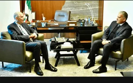 اللواء ابراهيم التقى السفير الفرنسي: توحيد تفسير الاتفاق بين لبنان واسرائيل ضمانة للاستقرار