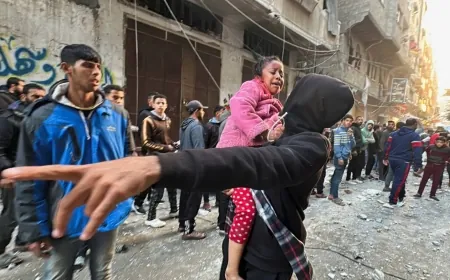 مقتل 5 في غارة جوية على منزل بمخيم النصيرات وسط غزة