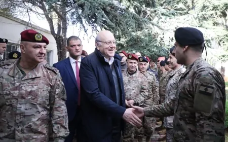 ميقاتي من مرجعيون: سيثبت الجيش انه قادر على القيام بكل المهام المطلوبة منه