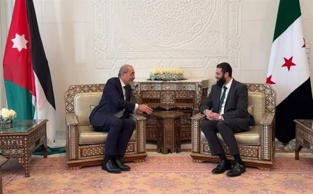وزير الخارجية الأردني التقى قائد الإدارة الجديدة في دمشق