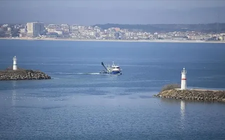 لغم بحري قبالة السواحل التركية على البحر الأسود