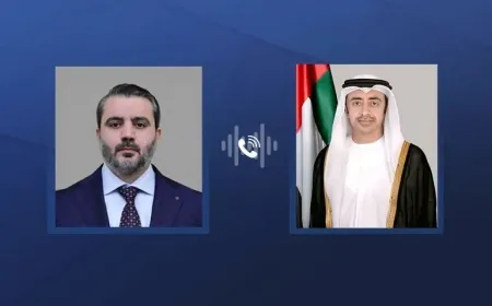 وزير الخارجية الإماراتي يُجري اتصالا بنظيره السوري الجديد.. ماذا جاء فيه؟