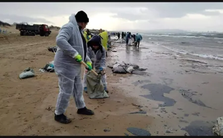 روسيا تعلن الطوارئ بسبب تسرب نفطي في البحر الأسود