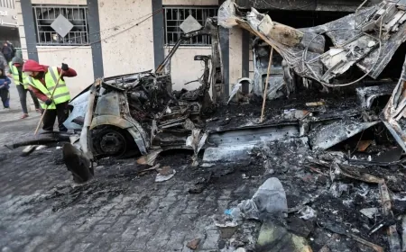 إعلان مقتل خمسة من طاقم مستشفى في غزة بغارة إسرائيلية