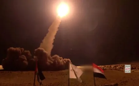 الجيش الإسرائيلي يعترض صاروخا بالستيا أطلق من اليمن تجاه تل أبيب