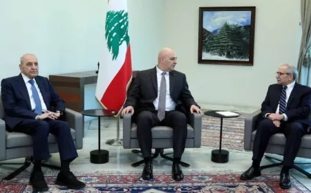 اجتماع ثلاثي في قصر بعبدا بين عون وبري والرئيس سلام في بيان قبول التكليف