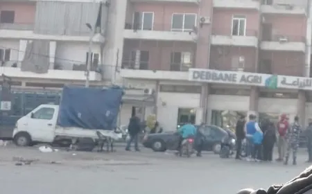 إزالة البسطات من دوار أبو علي والجسر بأمر قوى الأمن