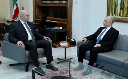 استقبل الرئيس عون وزير الدفاع الوطني موريس سليم وعرض معه الاوضاع العامة والشؤون الامنية