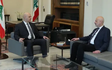 الرئيس عون استقبل وزير الداخلية والبلديات القاضي بسام مولوي وعرض معه الاوضاع الامنية وشؤون وزارته