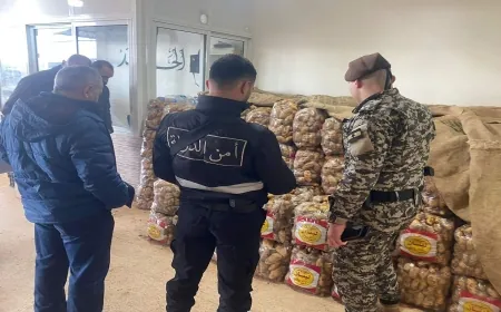 ‏أمن الدولة بالبقاع تواصل حملة مكافحة التهريب من سوريا... مصادرة أطنان من البطاطا المهرّبة