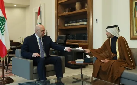 الرئيس عون تلقى دعوة من أمير قطر الشيخ تميم بن حمد ال ثاني لزيارة قطر