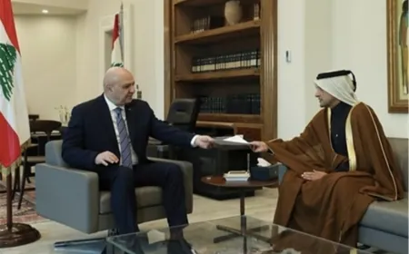 الرئيس عون تسلم من عبد الرحمن آل ثاني رسالة تهنئة بانتخابه من امير قطر ودعوة لزيارة البلاد
