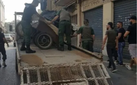 خطة البلدية لإعادة النظام إلى الشوارع وتنظيم المنطقة.