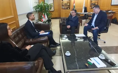 حمية اطّلع من وفد البنك الدولي على نتائج اجتماعاته بشأن إعادة الإعمار