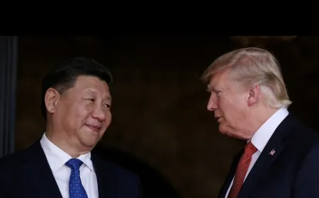 ترامب أجرى مكالمة هاتفية مع الرئيس شي جين بينج وناقشا العمل معًا لحل المشكلات