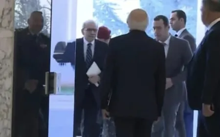 ‏وصول الرئيس المكلف نواف سلام الى قصر بعبدا للقاء الرئيس جوزاف عون وعرض حصيلة المشاروات النيابية