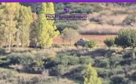 بالفيديو ـ قوة من الجيش اللبناني فوجئت بوجود ثلاث دبابات ميركافا