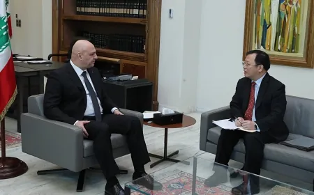 الرئيس عون تلقى رسالة تهنئة من الرئيس الصيني