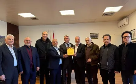 لقاء جمع فيّاض بوفد من نقابة المحطات وموزعي المحروقات في لبنان