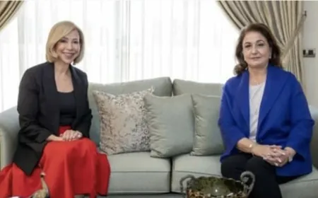 اللبنانية الأولى استقبلت مي ميقاتي في زيارة تهنئة