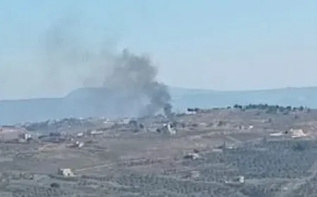 الجيش الإسرائيلي يقوم بإحراق منزل من طبقتَين في برج الملوك كما قام بإحراق آليات تابعة لمشروع 800