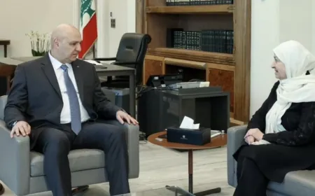 الرئيس عون استقبل بهية الحريري