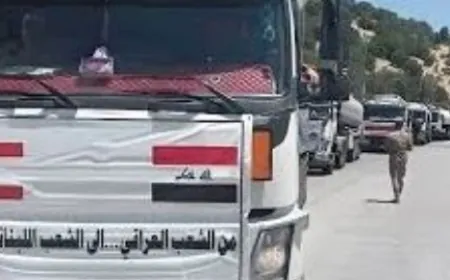 قافلة مساعدات عراقية تصل غدا الى الهرمل وبعلبك