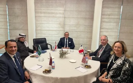 السفير المصري لدى لبنان علاء موسى استضاف اجتماعاً لسفراء اللجنة الخماسية تناول آخر المستجدات على الساحة اللبنانية