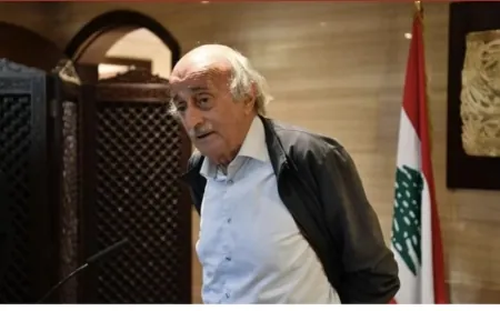 جنلاط أبرق الى أردوغان معزّياً