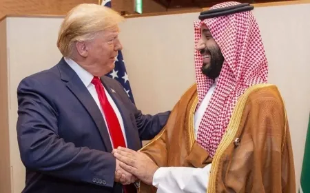 محمد بن سلمان وترمب يناقشان توسيع الشراكة بين بلديهما