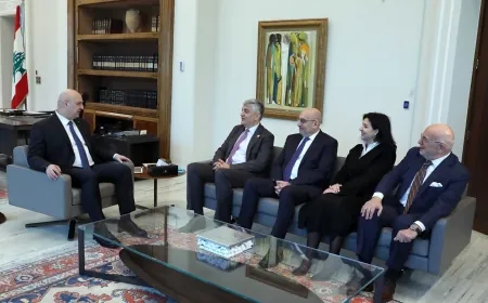 الرئيس عون استقبل الدكتور شوقي عبدالله رئيس الجامعة اللبنانية الأميركية مع وفد