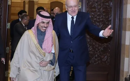 ميقاتي خلال استقباله بن فرحان: نأمل إحتضان المملكة لبنان ودعمه في كل المجالات