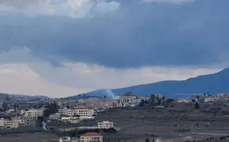 جيش العدو أحرق النادي الحسيني في بلدة يارون