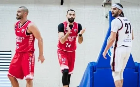 فوز بيروت على عمان يونايتد بنتيجة 87-80 ضمن الدور الأوّل من بطولة دبي الدولية لكرة السلة