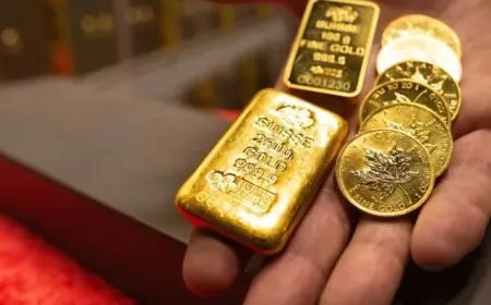 انخفاض أسعار الذهب بعد ارتفاع الدولار