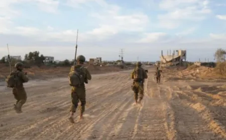 قوات الجيش الإسرائيلي تبدأ بالانسحاب من محور نتساريم