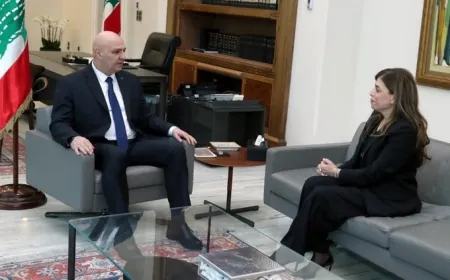 الرئيس عون استقبل السفيرة كارولين زيادة ممثل الأمين العام للأمم المتحدة في كوسوفو