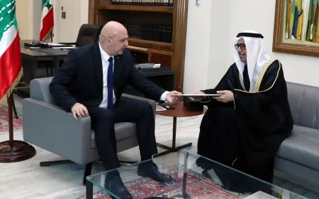 رئيس الجمهورية تلقى دعوة من الرئيس الاماراتي الشيخ محمد بن زايد آل نهيان