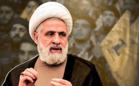 نعيم قاسم متمسكا بثلاثية الجيش والشعب والمقاومة: صامدة رغم الحاقدين ⁧‫