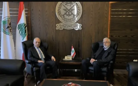 وزير الدفاع التقى النائب الصمد