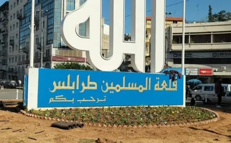بلدية طرابلس تزين ساحة النور بأزهار ملونة لإضافة لمسة جمالية