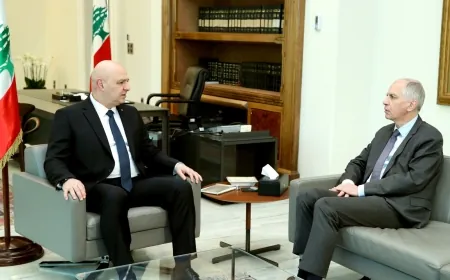 الرئيس عون استقبل سفير فرنسا في لبنان هيرفيه ماغرو