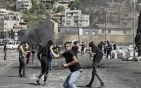 اشتباكات بين الجيش الإسرائيلي والفلسطينيين خلال استقبالهم الأسرى