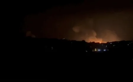 شهداء وجرحى في غارات على معابر غير شرعية في منطقة جنتا على السلسلة الشرقية فجرا